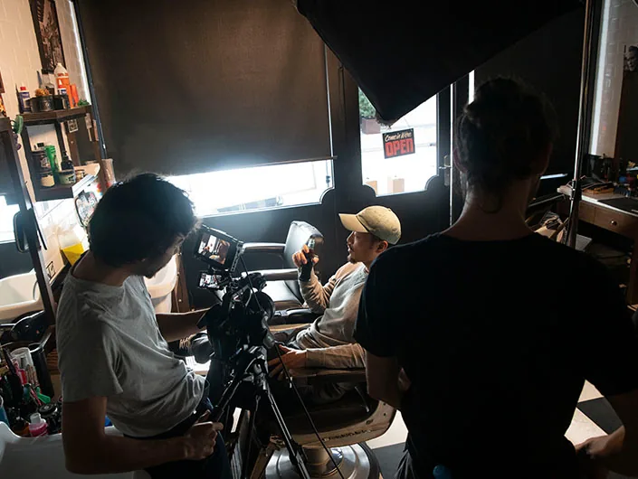 Handsome Factory Barbershop Hong Kong behind the scenes
